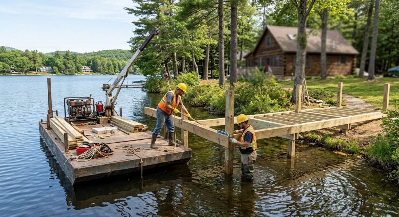 Boat Dock Installation in Alpharetta, GA