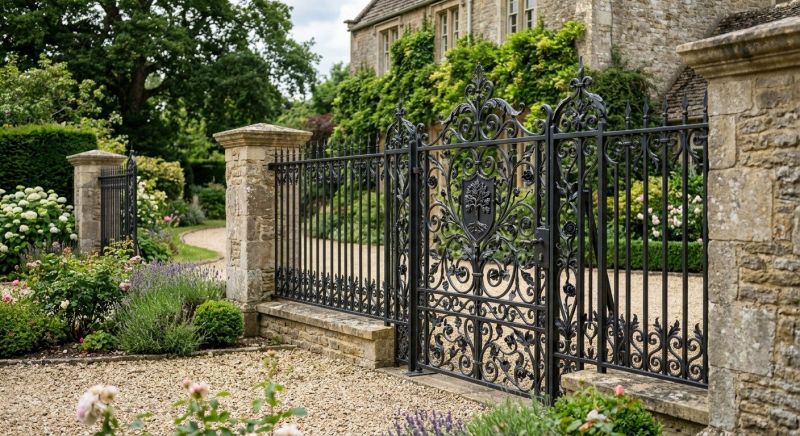 Wrought Iron Gate Installation in Alpharetta, GA